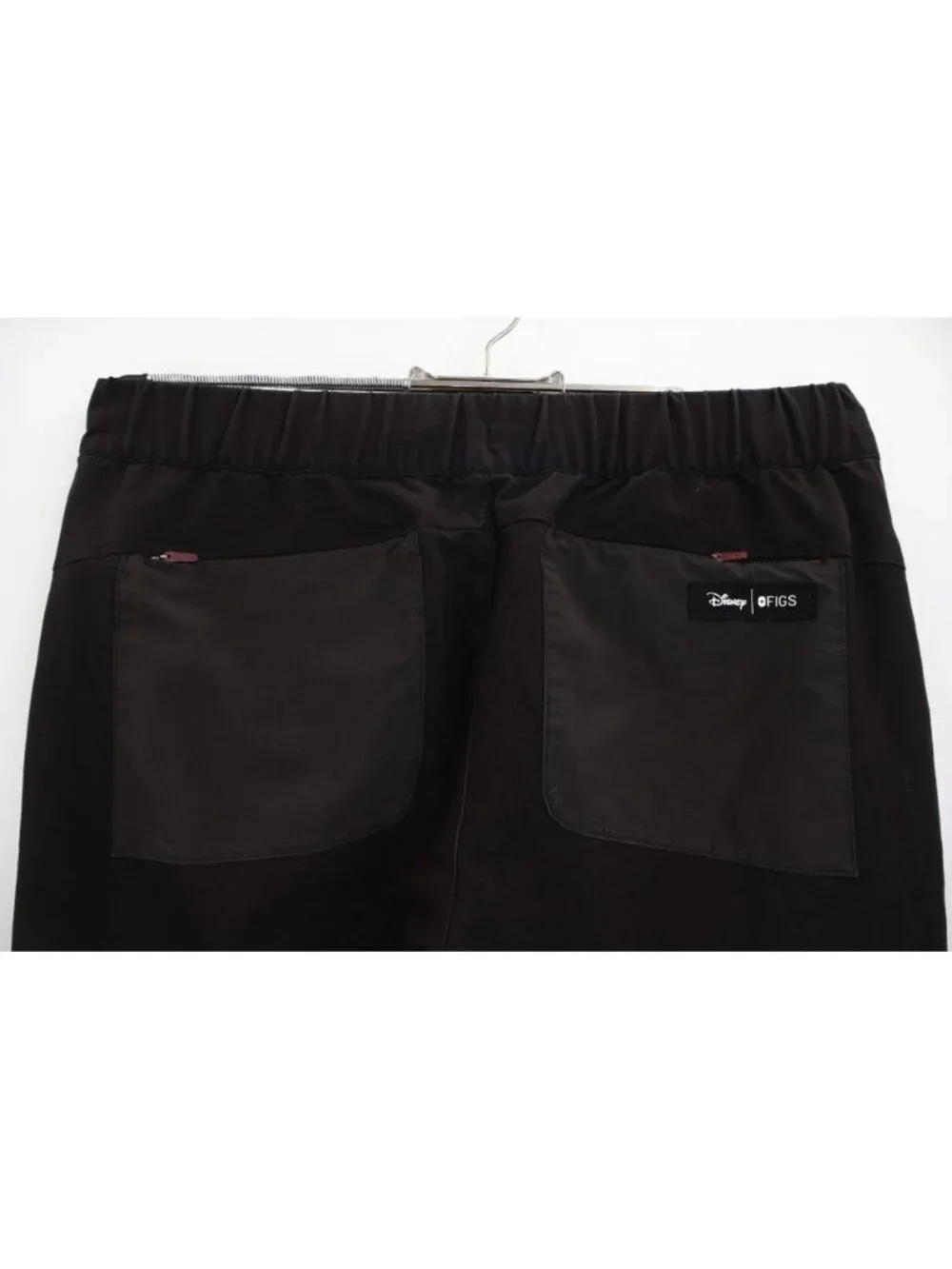 Figs x Disney Mickey Mouse Black Zamora Jogger Scrub Pants Medical Womens XS